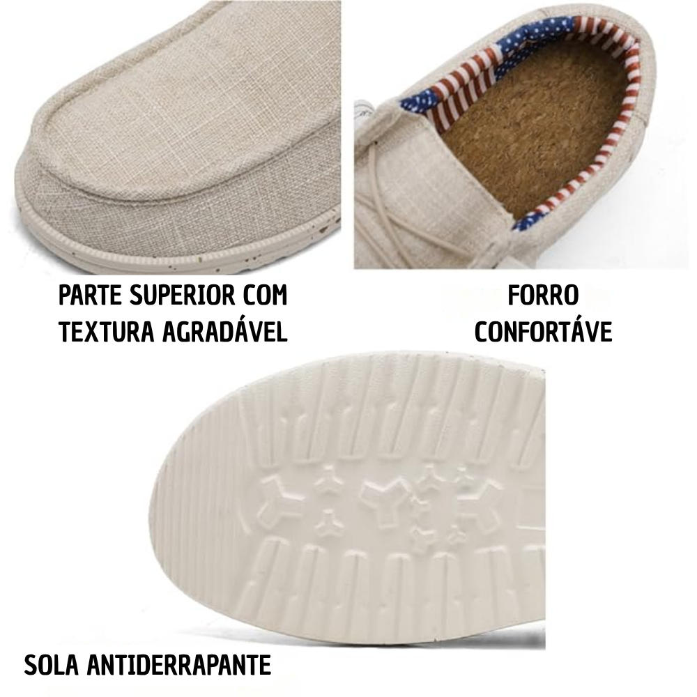 Felipe™ | Mocassins ortopédicos para homem