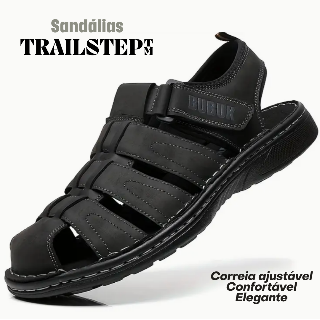 TrailStep| Sandálias Ortopédicas em Couro