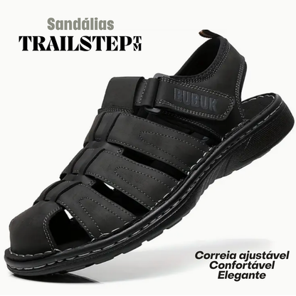 TrailStep| Sandálias Ortopédicas em Couro