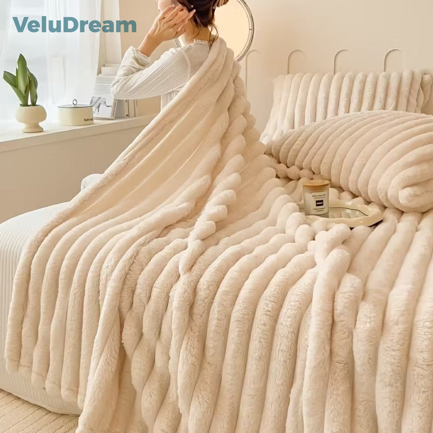 VeluDream™ – Manta de Veludo Suave e Luxuosa