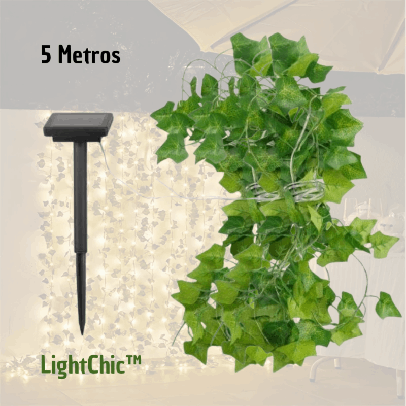 LightChic™ | Grinalda de Hera com Luzes LED para Espaços Chillout